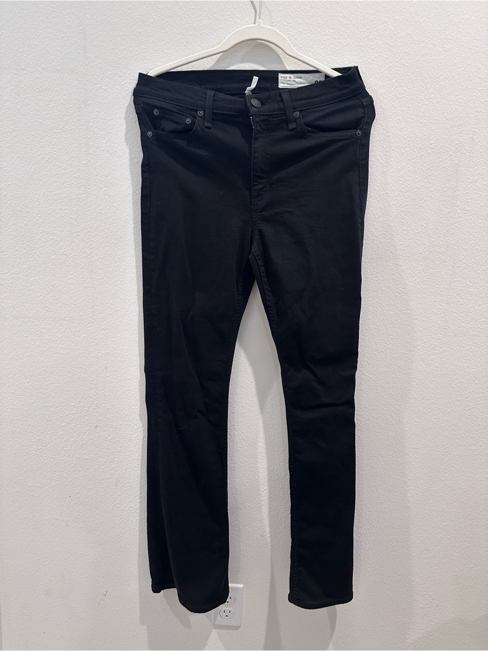 rag & bone Black Slim Stretch Jeans
